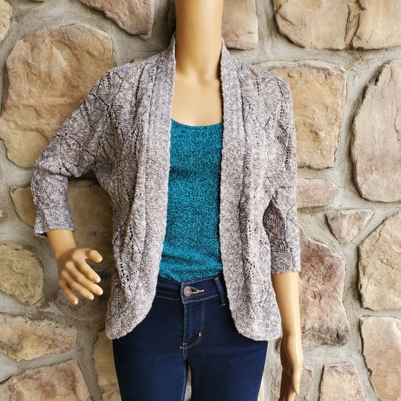 FOREVER 21 | Gray Cover-Up Sweater Shawl - Picture 1 of 7